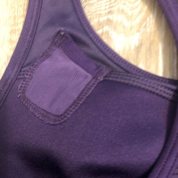 Nike purple racerback tank top built in bra sleeveless-S 4/6 - Picture 8 of 10
